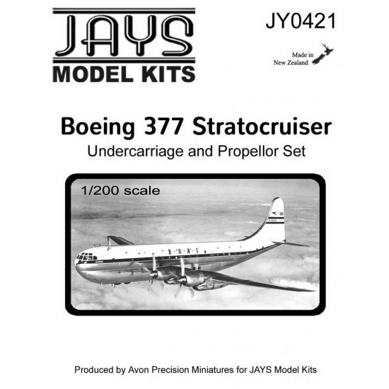 1/200 Boeing Stratocruiser Undercarriage and Propeller Set (metal)