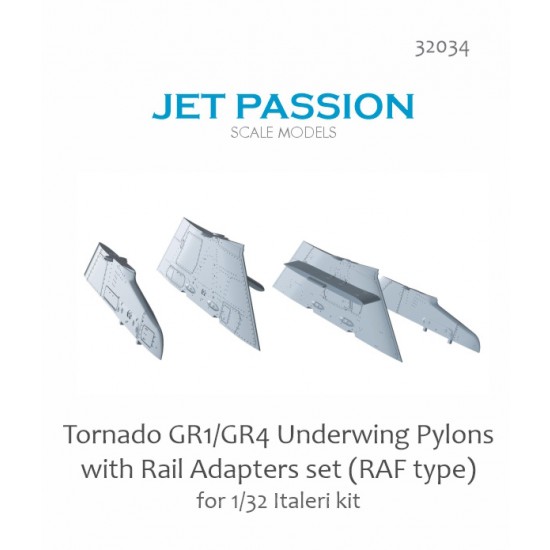 1/32 Tornado GR1/GR4 Underwing Pylons w/Railadapters Set for Italeri kits