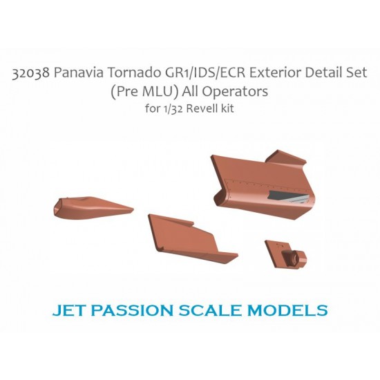 1/32 Panavia Tornado GR1/GR4/IDS/ECR Exterior Detail Set Early-Mid Life for Revell kits