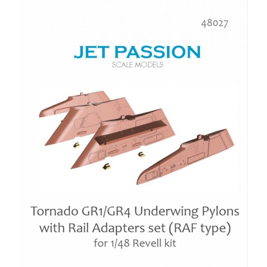 1/48 Tornado GR1/GR4 Underwing Pylons w/Railadapters Set for Revell kits