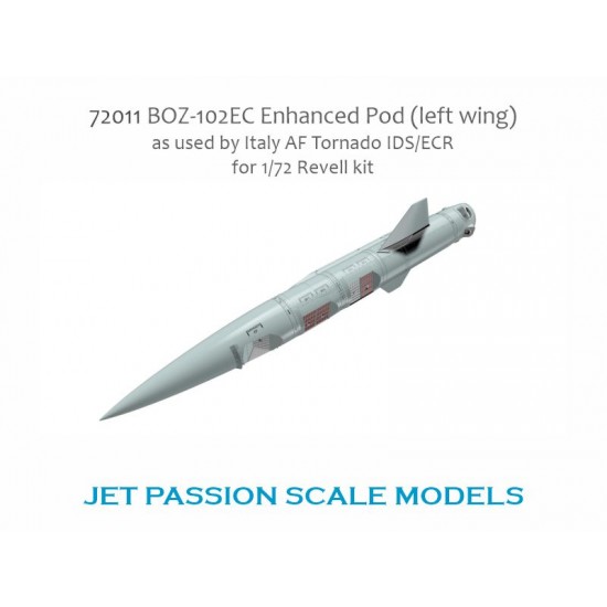 1/72 Italian Tornado BOZ-102Ec Enhanced Pod (Left Wing) for Revell kits