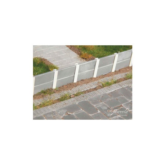 1/120 Concrete Fence, L 100cm (88 slabs)