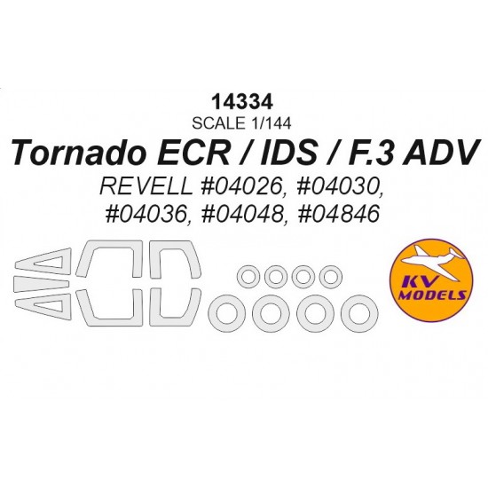 1/144 Tornado ECR/IDS/F.3 ADV Paint Masking for Revell kits #04026/04030/04036/04048/04846