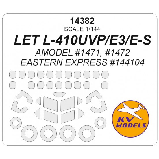 1/144 EU LET L-410UVP / UVP-E3 / E-S Masksfor Amodel / Eastern Express