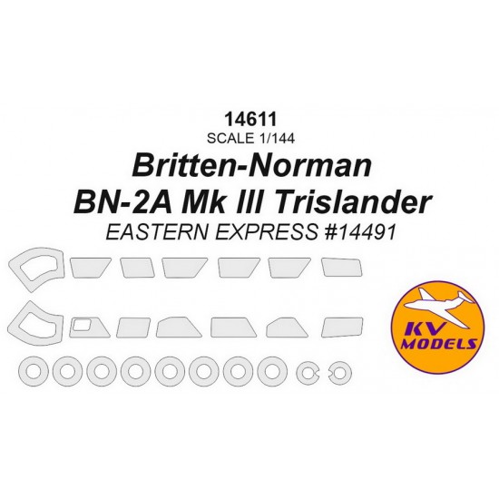 1/144 Britten-Norman BN-2A Mk III Trislander Paint Masking for Eastern Express #14491