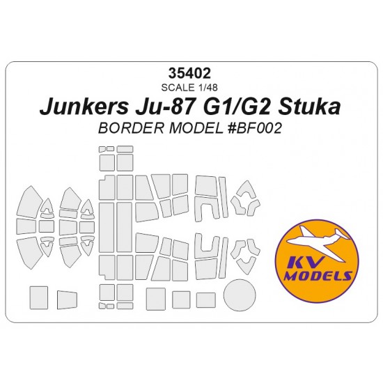 1/35 Junkers Ju-87 G1/G2 Stuka Masks for Border Model #BF002