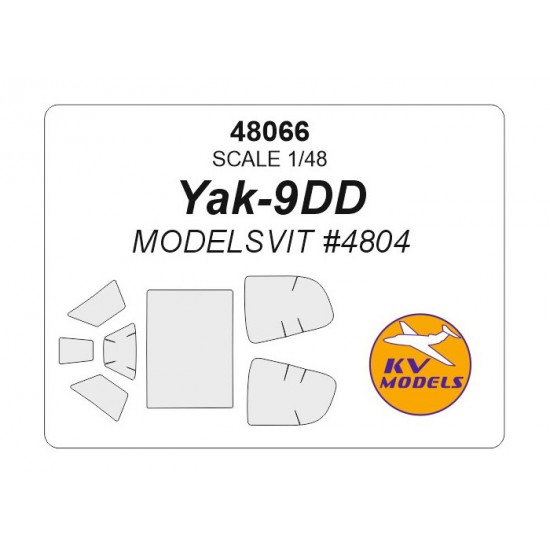 1/48 Yak-9DD Masking for Modelsvit kits