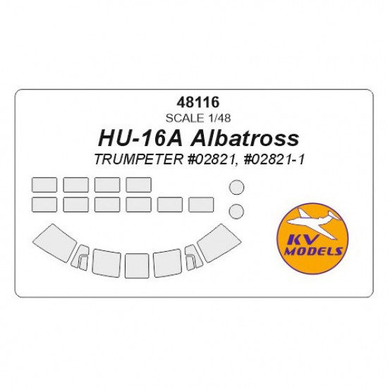 1/48 HU-16A Albatross Masking for Trumpeter #02821, #02821-1