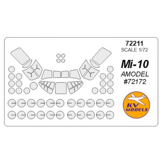 1/72 Mi-10 Masking for Amodel #72172