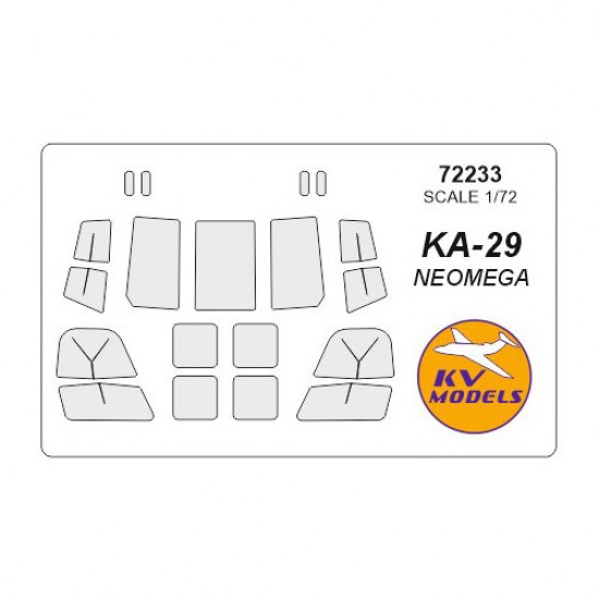 1/72 Kamov Ka-29 Masking for NeOmega kits