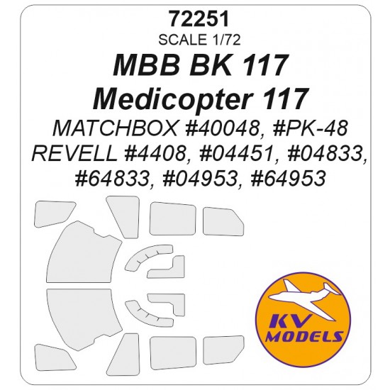 1/72 Boeing CH-47 /MH-47 Chinook (all mods) Paint Masking for Trumpeter kits