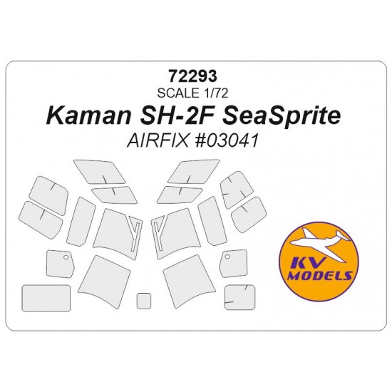 1/72 Kaman SH-2F Masking for Airfix kits