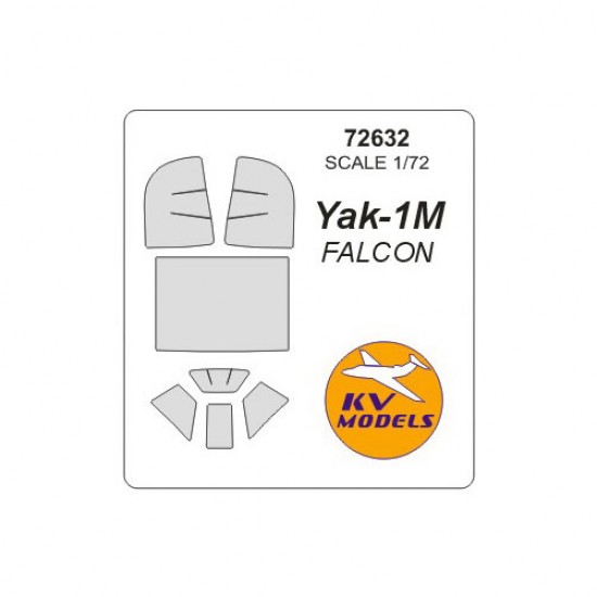 1/72 Yak-1M Masking for Falcon kits