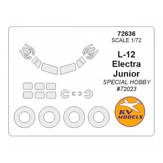 1/72 L-12 Electra Junior Masking for Special Hobby #72023