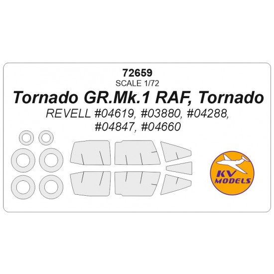 1/72 Tornado GR. Mk. 1 RAF, Tornado Masking for Revell 