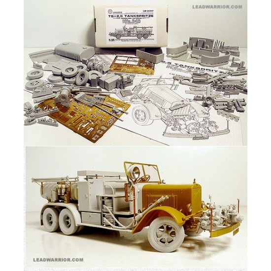 1/35 German Ts-2.5 Tankspritze Kfz.343 Conversion set for ICM/Revell Henschel-33D kits