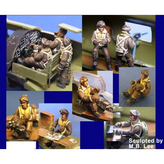 1/72 B-17 Flying Fortress Crew set (10 figures)