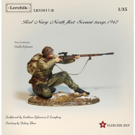 1/35 Red Navy North Fleet Scout Troop Sniper 1942