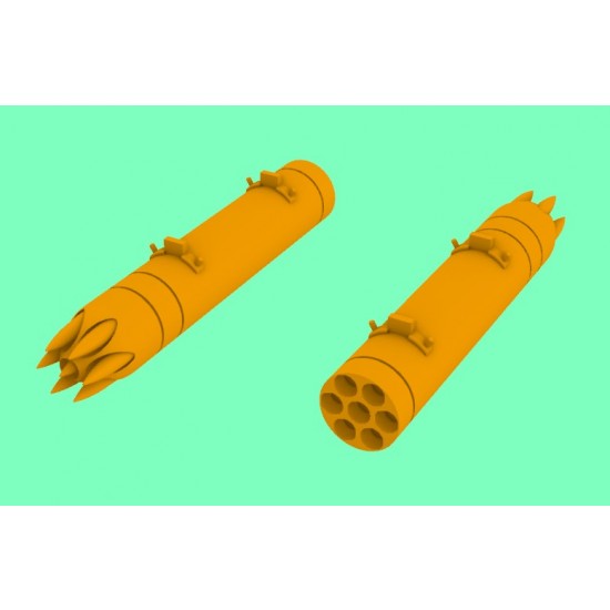 1/72 MATRA 122 Rocket Pod (2pcs) for CM.175 Zephyr, MB326, MB339, CM.170 Magister