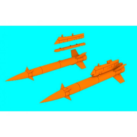 1/72 MP-1000 Pescador Anti-ship Missiles (2pcs) for MB326, T-28 Trojans IA-58 Pucara kits