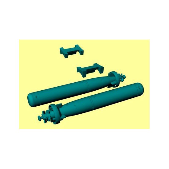 1/72 Torpedo Mk.44 incl. Racks (2pcs) for Wasp kit