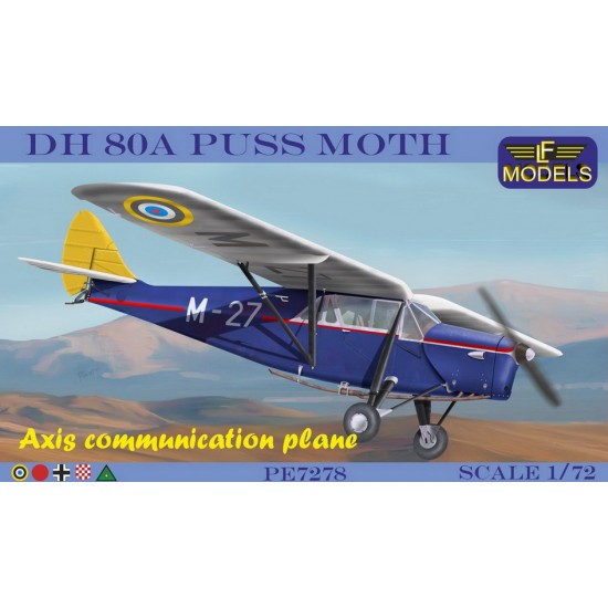 1/72 de Havilland DH 80A Puss Moth Axis Communication Plane