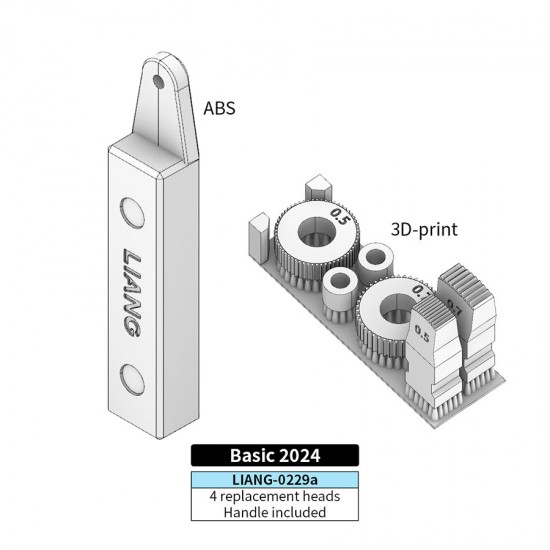 1/35 1/48 1/72 Stamp Tools for Zimmerit Coat (Basic)