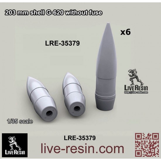 1/35 203mm Shell G-620 without Fuse