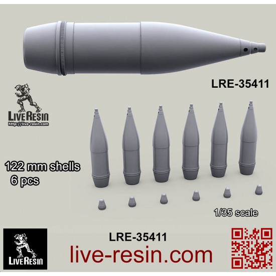 1/35 122mm Shells (6pcs)