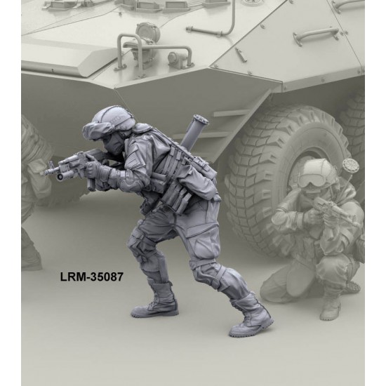 1/35 Russian Army Soldier In Modern Infantry Combat Gear System, In Action, Set 28