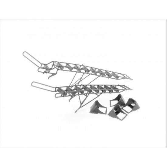 1/72 Sukhoi Su-27UB Ladder Early & Chocks set