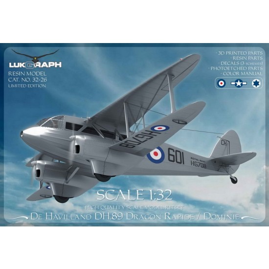 1/32 De Havilland DH 89 Dragon Rapide