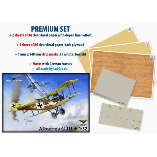 1/32 Albatros C.III Biplane [Premium Edition]