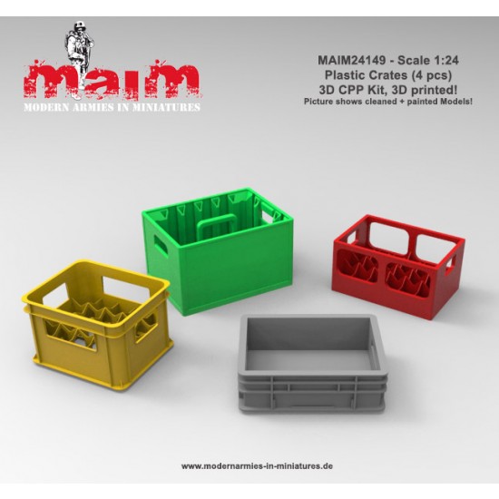 1/24 Plastic Crates (4pcs)