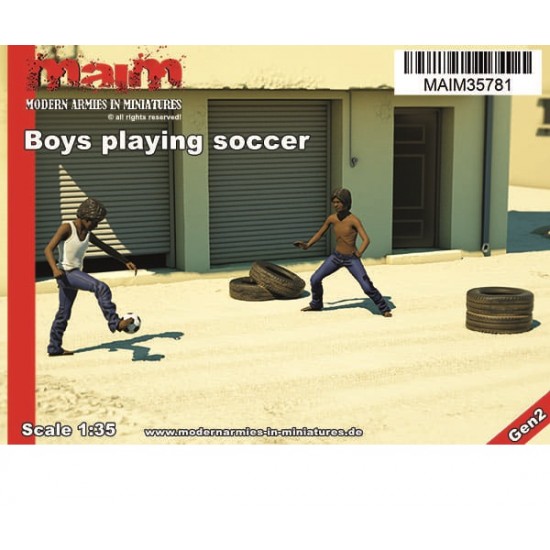 1/35 Boys Playing Soccer