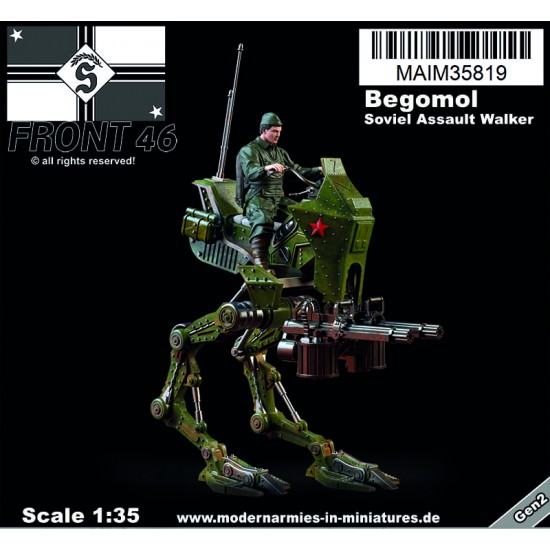 1/35 Begomol & Pilot - Soviet Assault Walker [Front46]