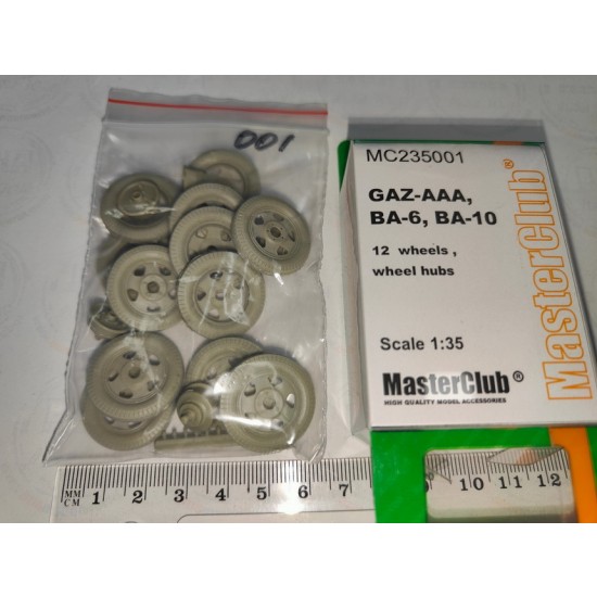 1/35 GAZ-AAA & BA Armoured Cars Wheels