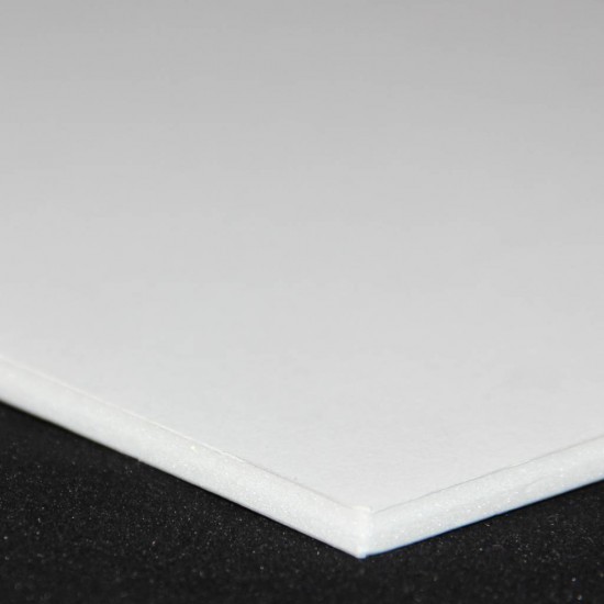 Foam Board Standard - Thickness: 10mm (0.39"), Size: 25 x 17.5 cm (9.84 x 6.89")