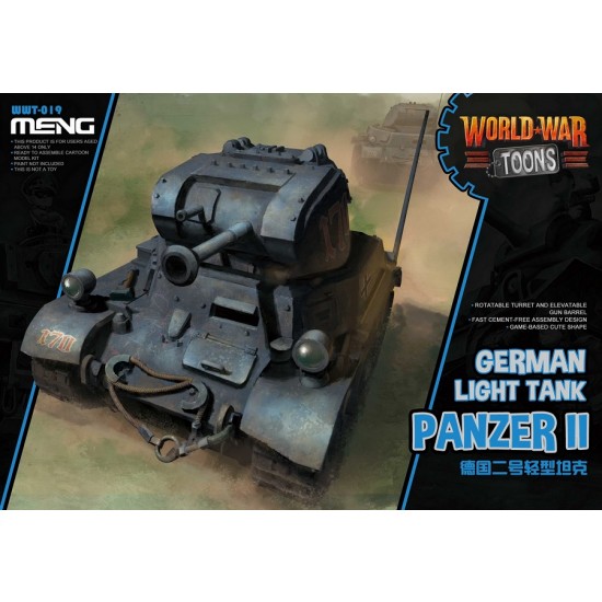 World War Toons - German Light Tank Panzer II [Q Version]