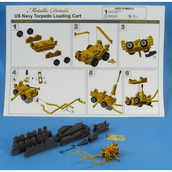 1/48 US Navy Torpedo Loading Cart