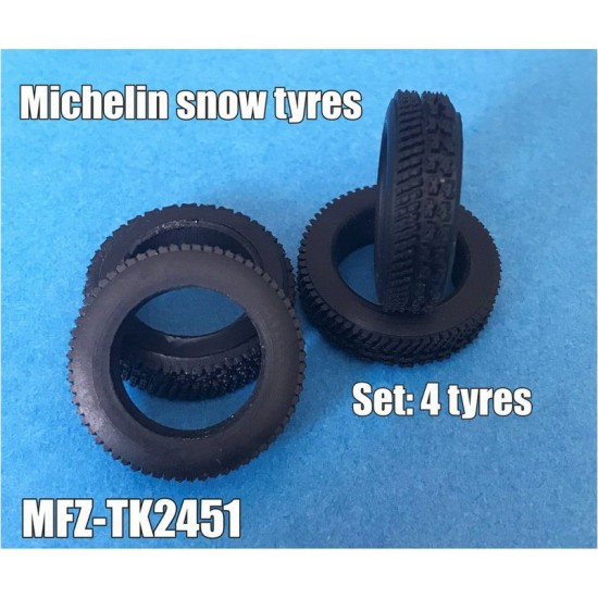 1/24 16'' Michelin Snow Tyres (4pcs)