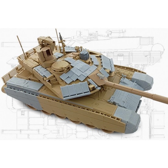 1/35 T-90M (mod. 2023) Conversion/Correct Set for Tiger kits