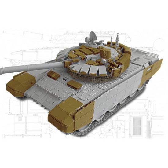 1/35 T-72B3M (mod. 2022) Conversion Set for Meng kits