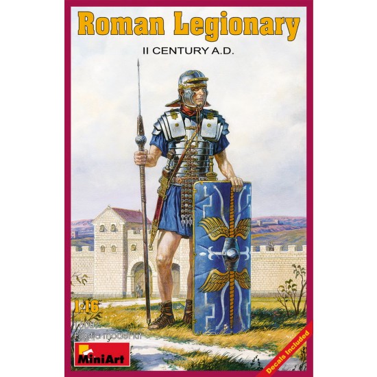 1/16 Roman Legionary II Century A.D. (1 figure w/base)