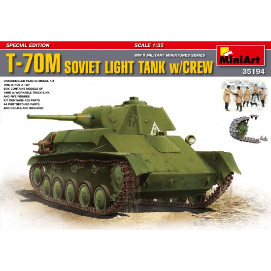 1/35 Soviet Light Tank T-70M with Crew [Special Edition]