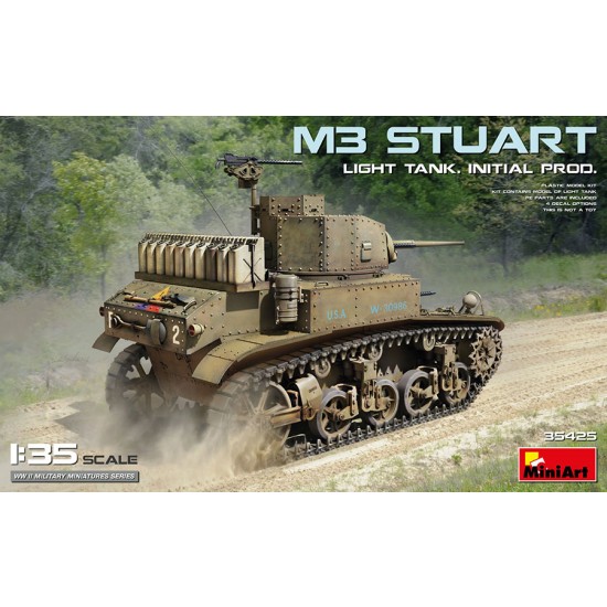 1/35 M3 Stuart Light Tank Initial Production