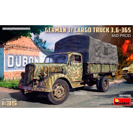 1/35 German 3t Cargo Truck 3.6-36S Mid Prod