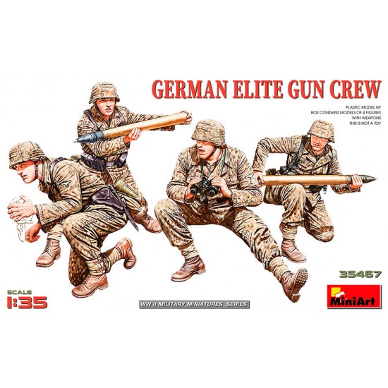 1/35 German Elite Gun Crew (4 figures)