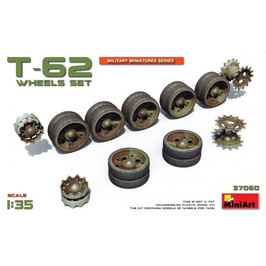 1/35 T-62 Wheels Set