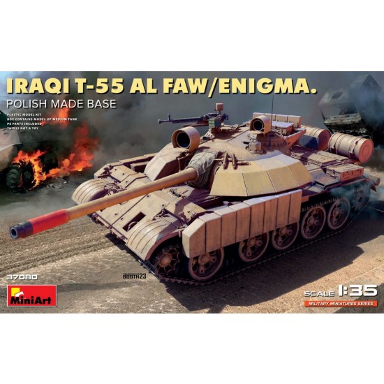 1/35 Iraqi T-55 Al Faw/Enigma. Polish Made Base